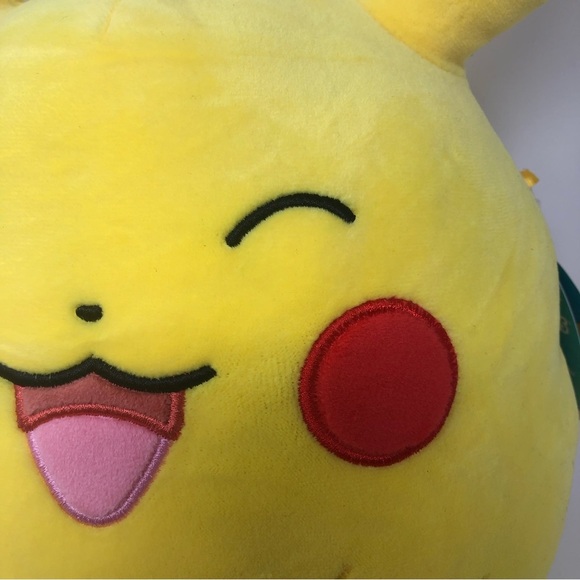 12” Winking Pikachu Squishmallow Pokemon NWT inch - Picture 2 of 8